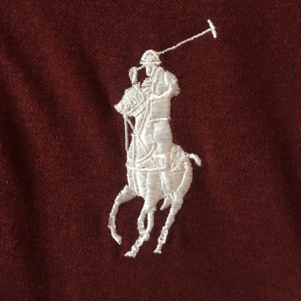 Men’s Polo Maroon Short-Sleeve